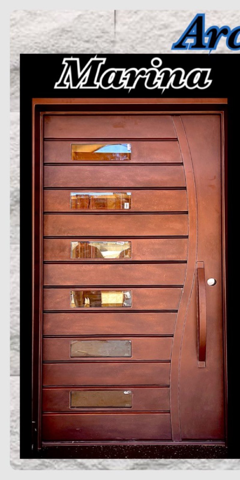 Marina custom iron door — Architectural collection by ASKCL Iron Doors