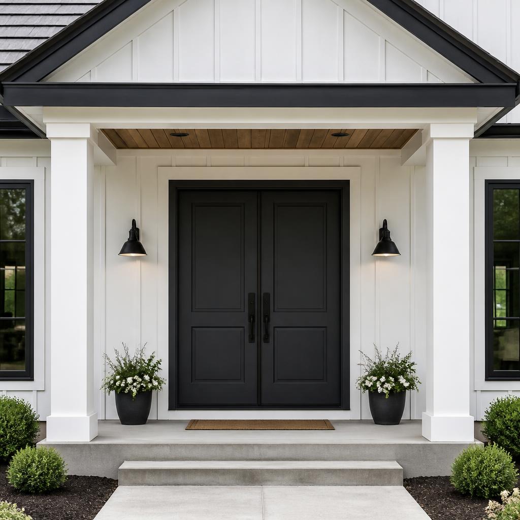 Modern farmhouse entryway sample