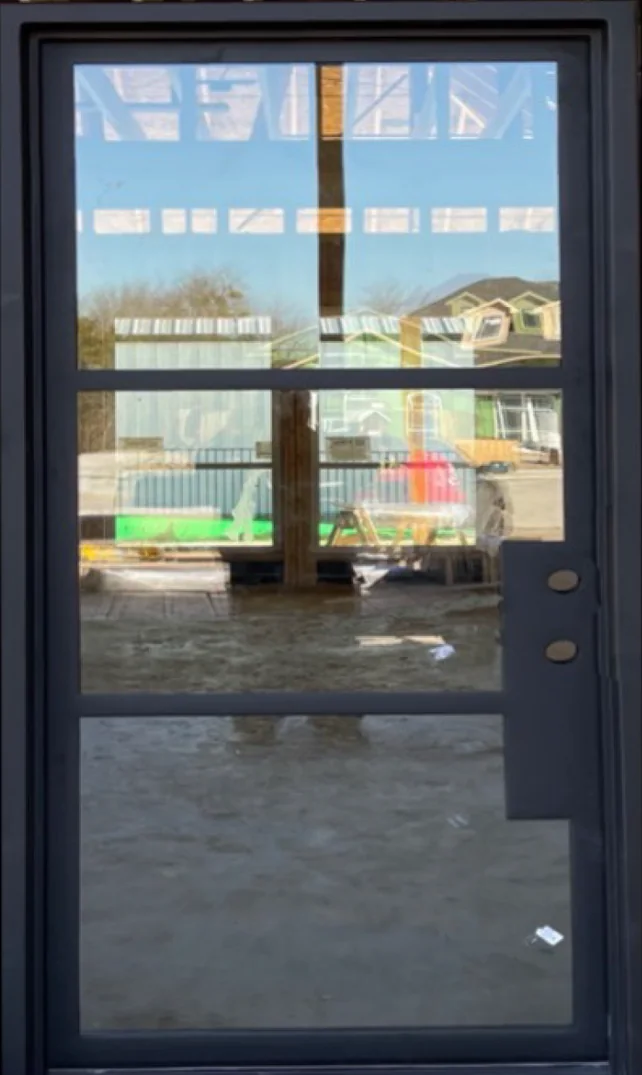 Preston — Single door with full pull handle by ASKCL Iron Doors