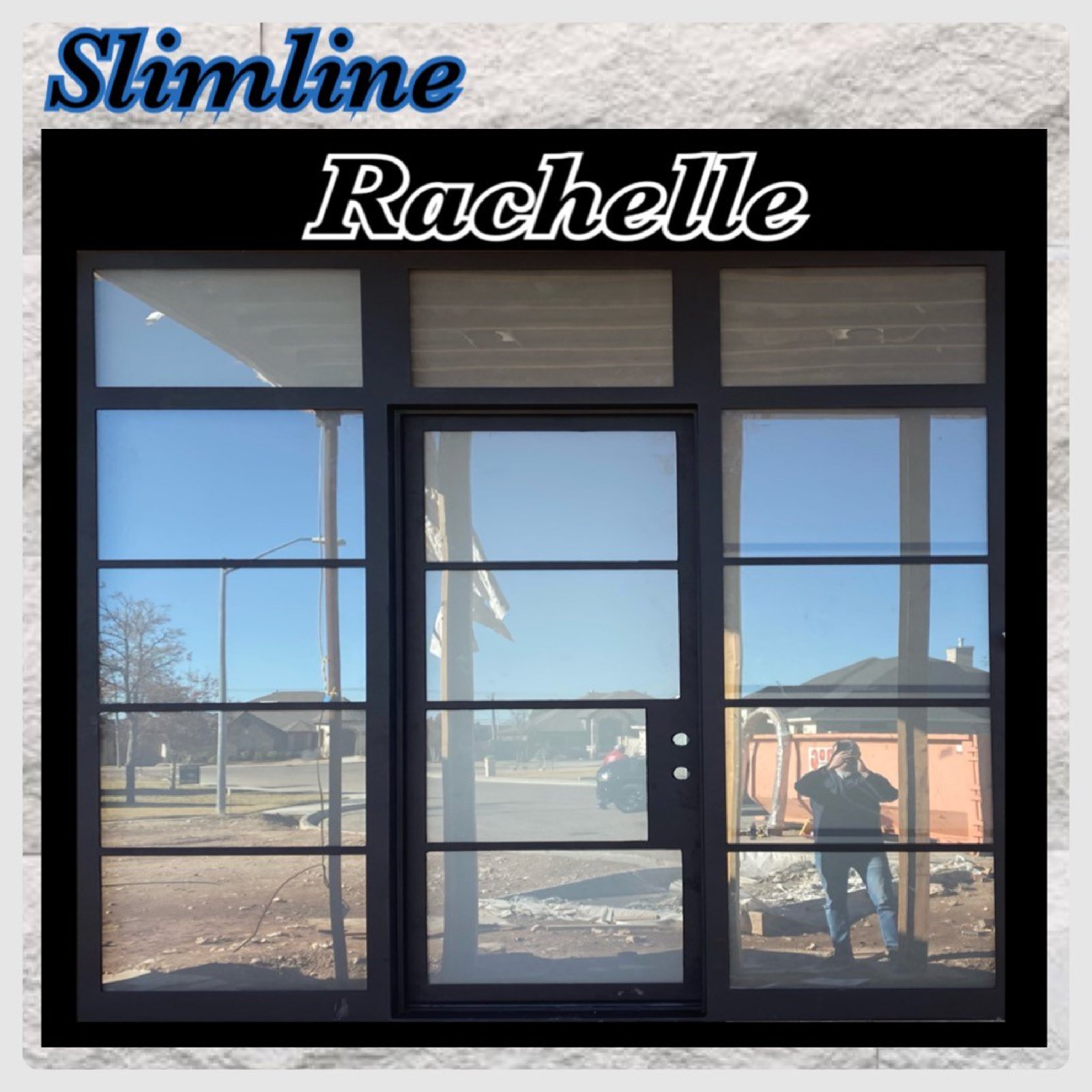 Rachelle custom iron door — Slimline collection by ASKCL Iron Doors