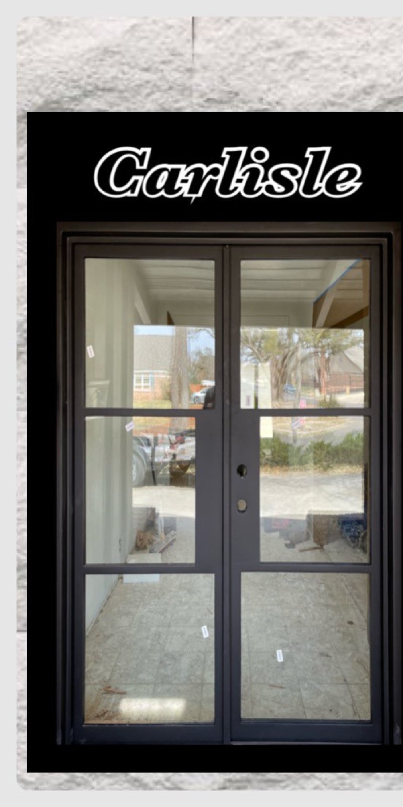 Carlisle custom iron door — Slimline collection by ASKCL Iron Doors