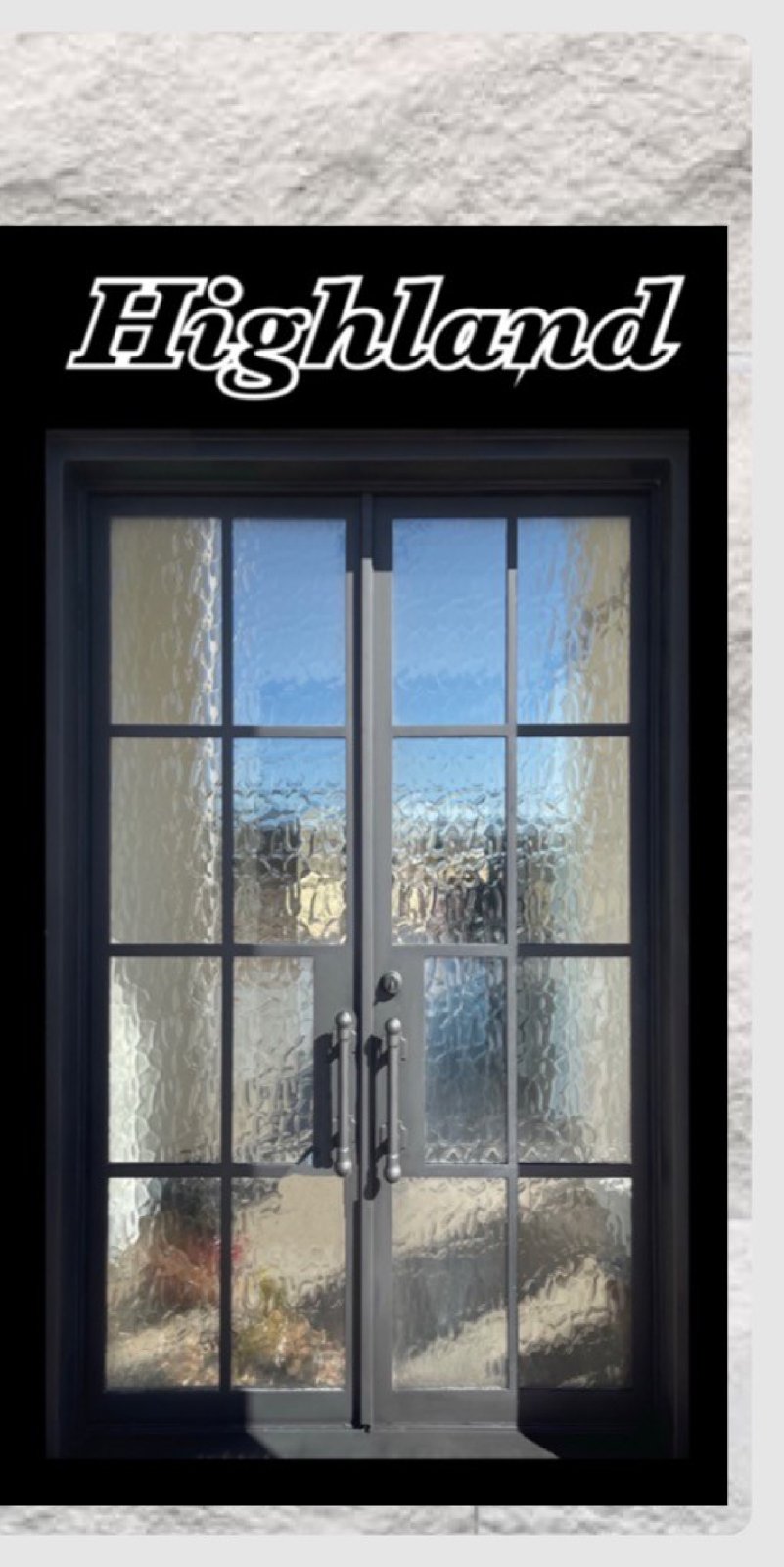 Highland custom iron door — Slimline collection by ASKCL Iron Doors