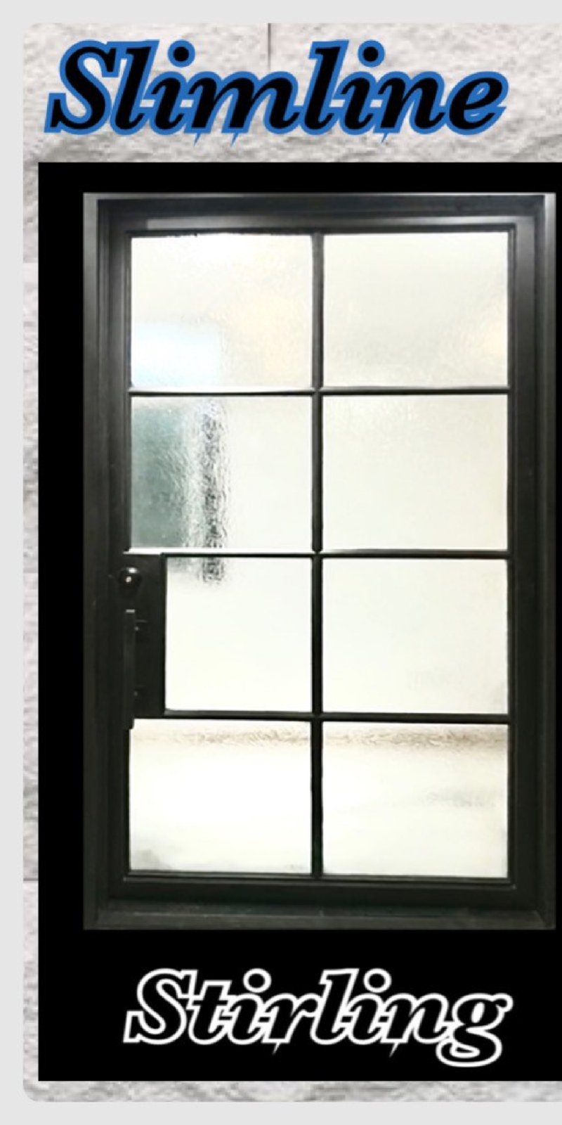 Stirling custom iron door — Slimline collection by ASKCL Iron Doors
