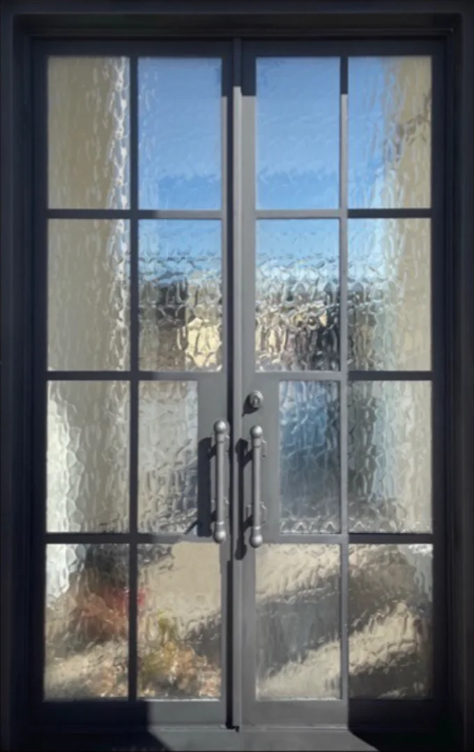 Installed by the family that made it — ASKCL custom iron door